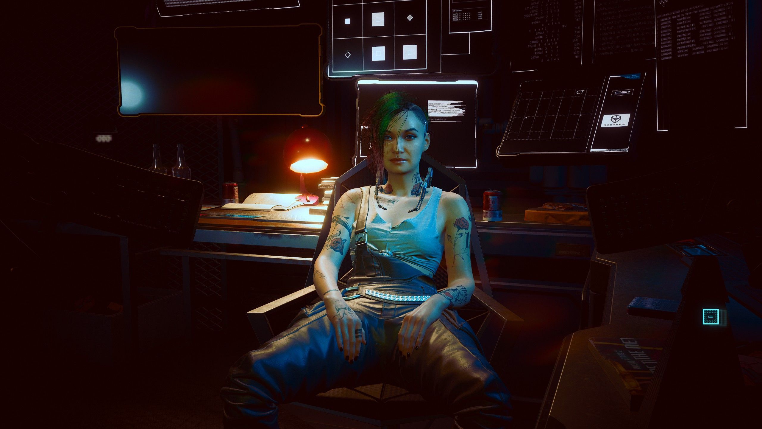 2560x1440 Judy Alvarez Cyberpunk 2077 Wallpaper