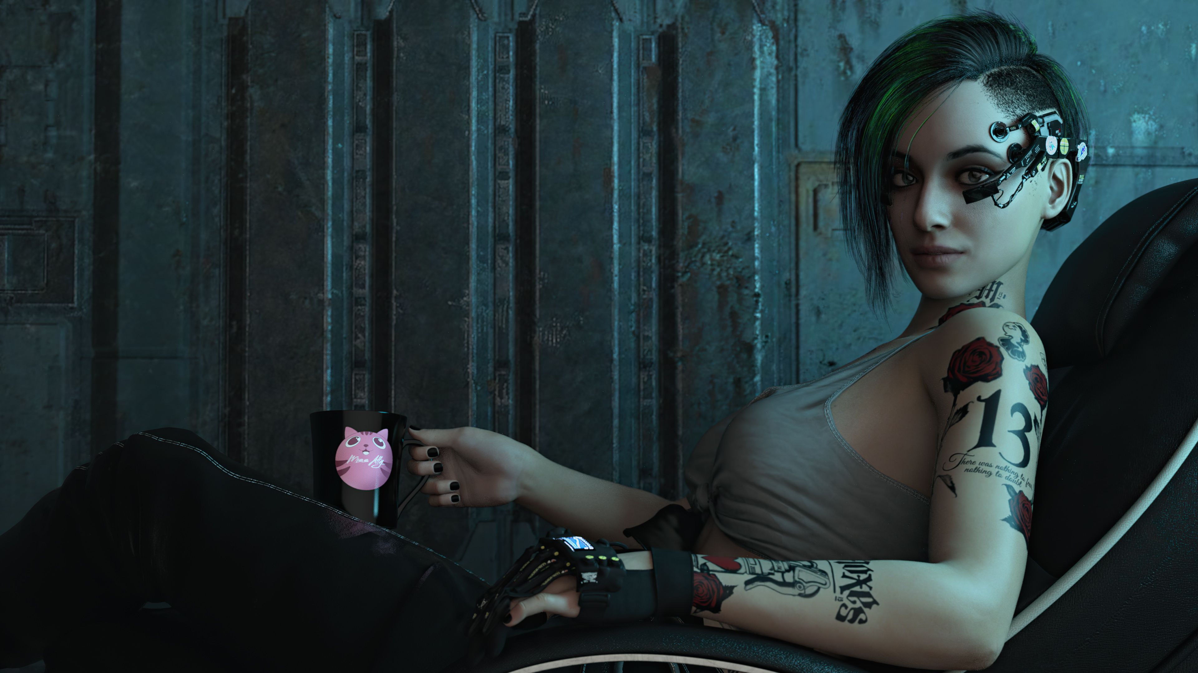 3840x2160 Cyberpunk 2077 Judy Wallpaper