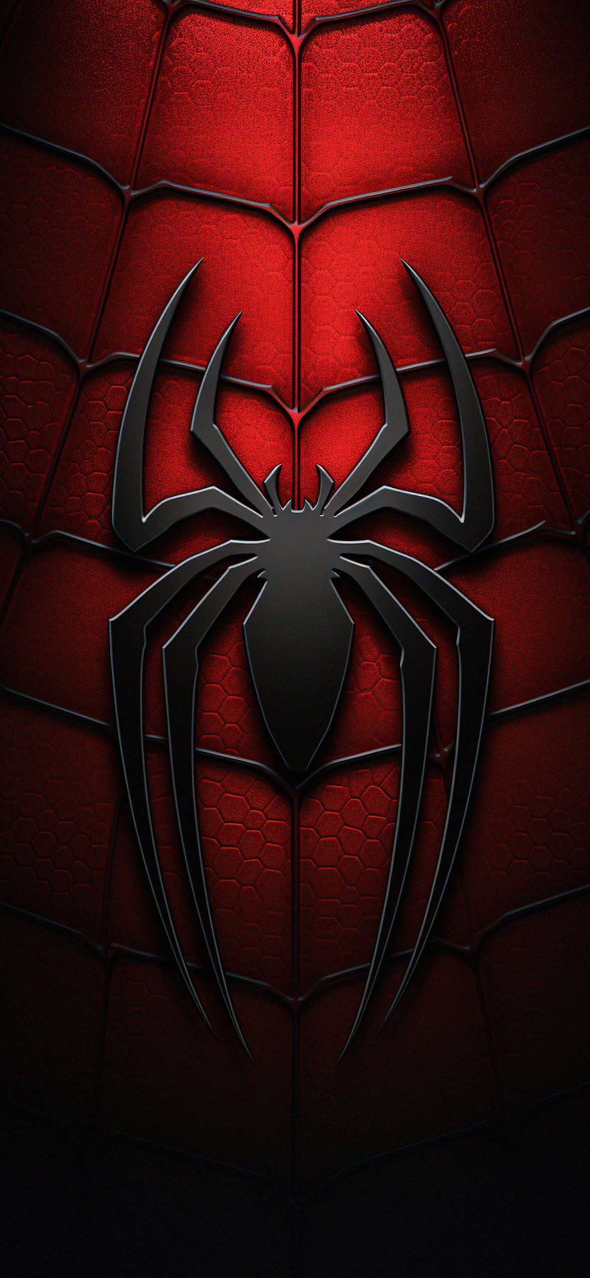 1183x2560 Marvel Spider Man Logo Wallpaper