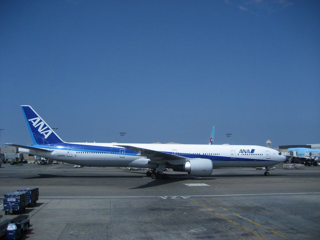 1024x768 JA736A, Boeing 777 300ER At Los