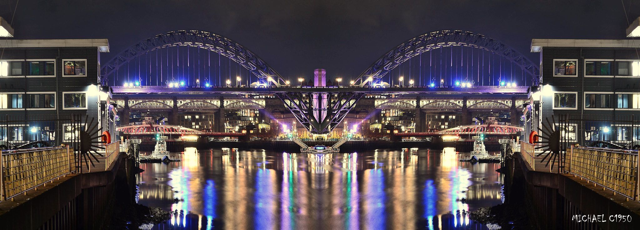 2047x737 Newcastle Una Bridged. The Top