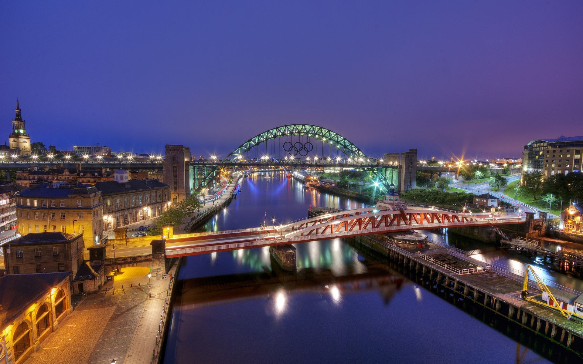 1920x1200 Man Made Bridge HD Wallpaper