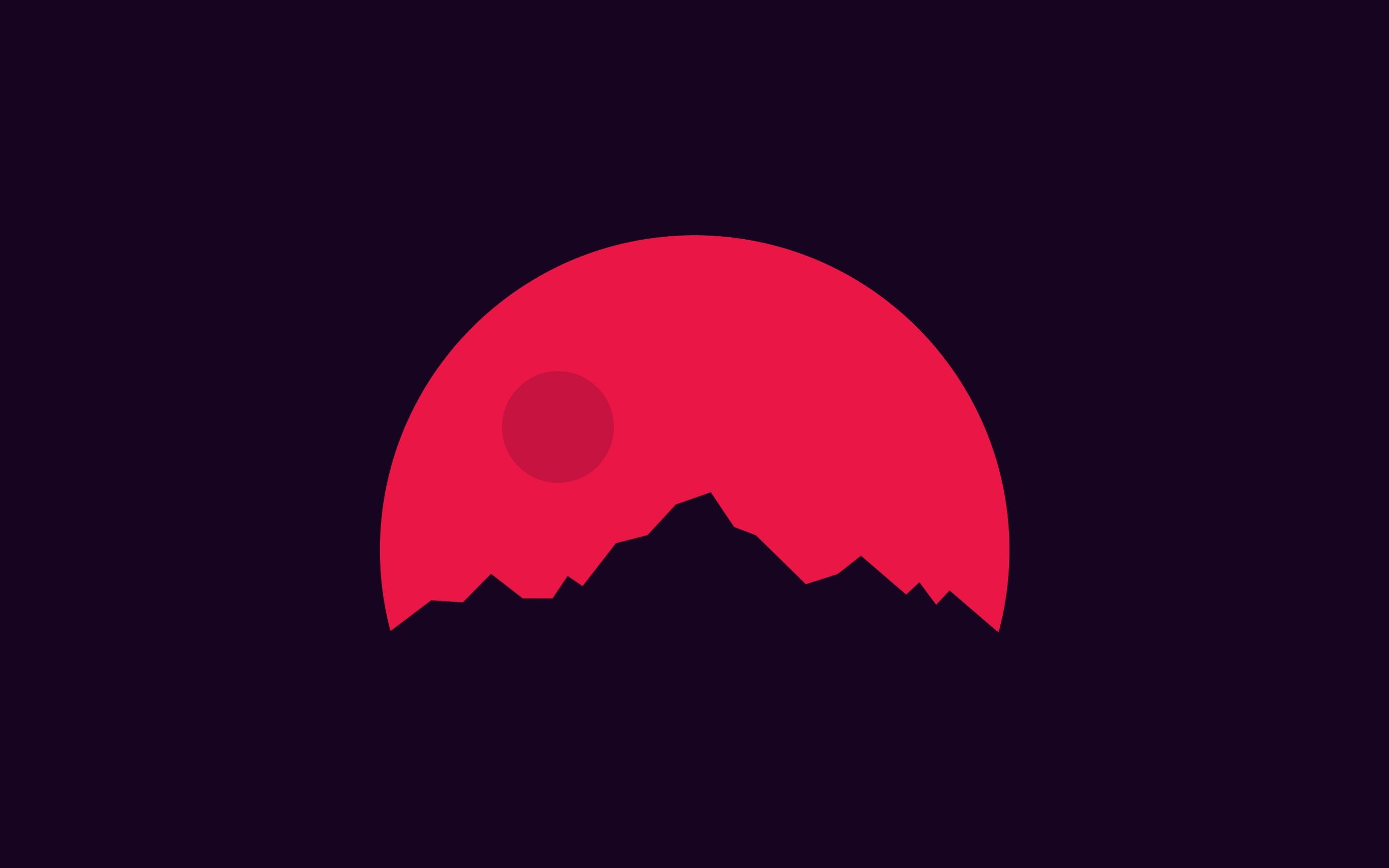 2880x1800 minimalism, minimalist, hd, mars