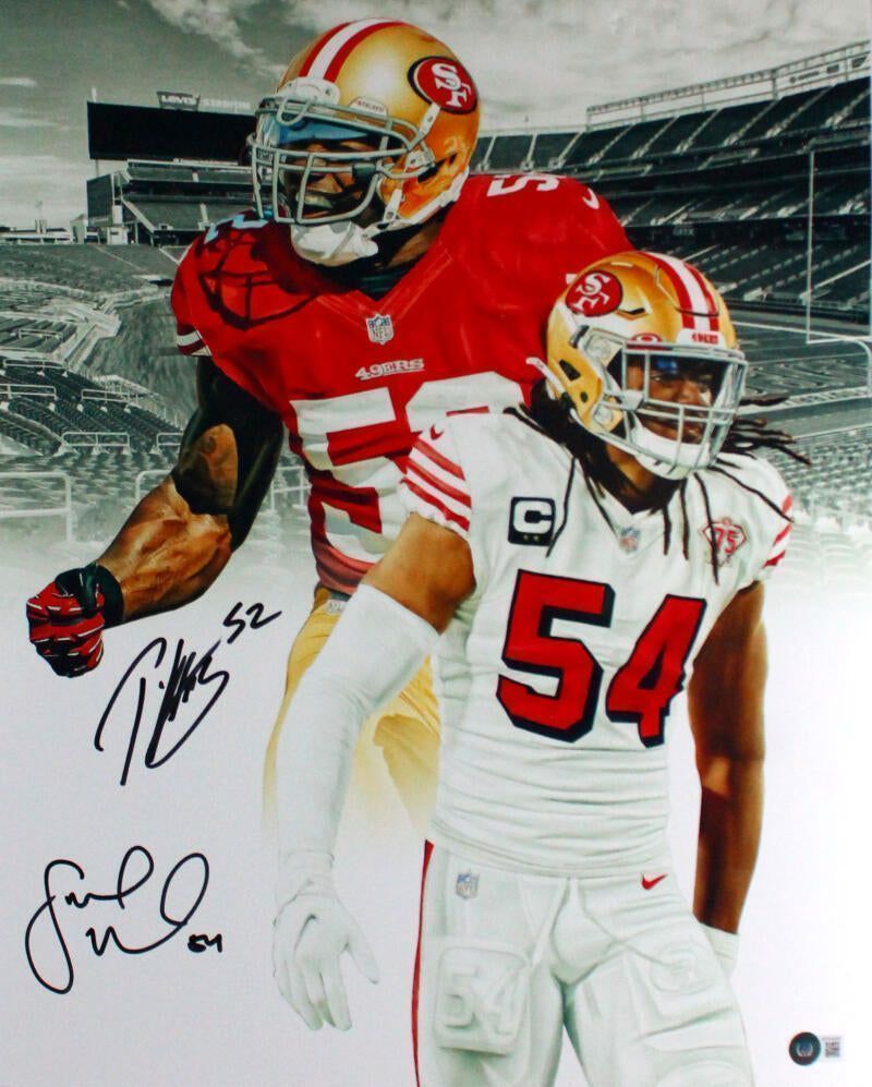800x997 Patrick Willis Fred Warner Autographed