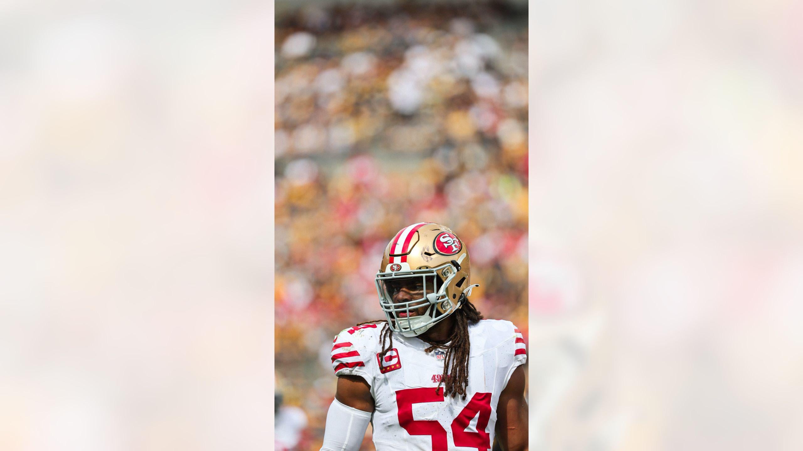 2560x1440 Fred Warner Wallpaper (iPhone)