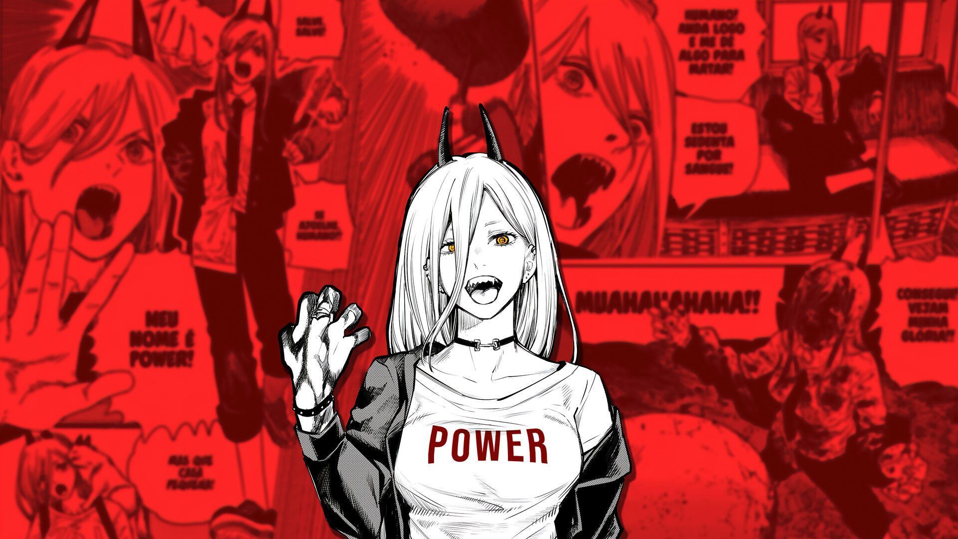 1920x1080 Chainsaw Man Power Desktop Wallpaper