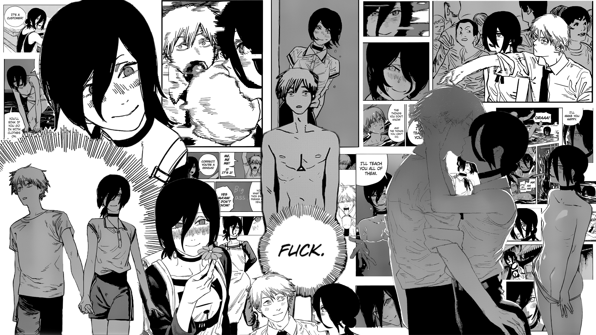 1920x1080 Denji and Reze desktop wallpaper 1920x