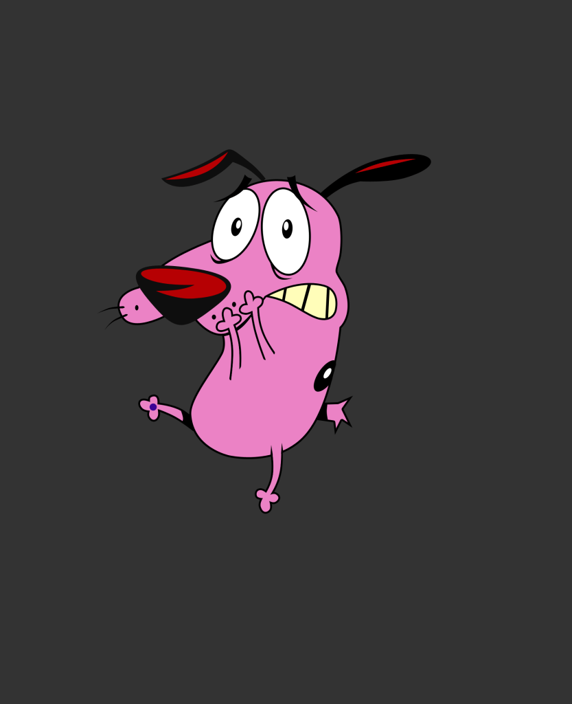 833x1024 Courage The Cowardly Dog Wallpaper