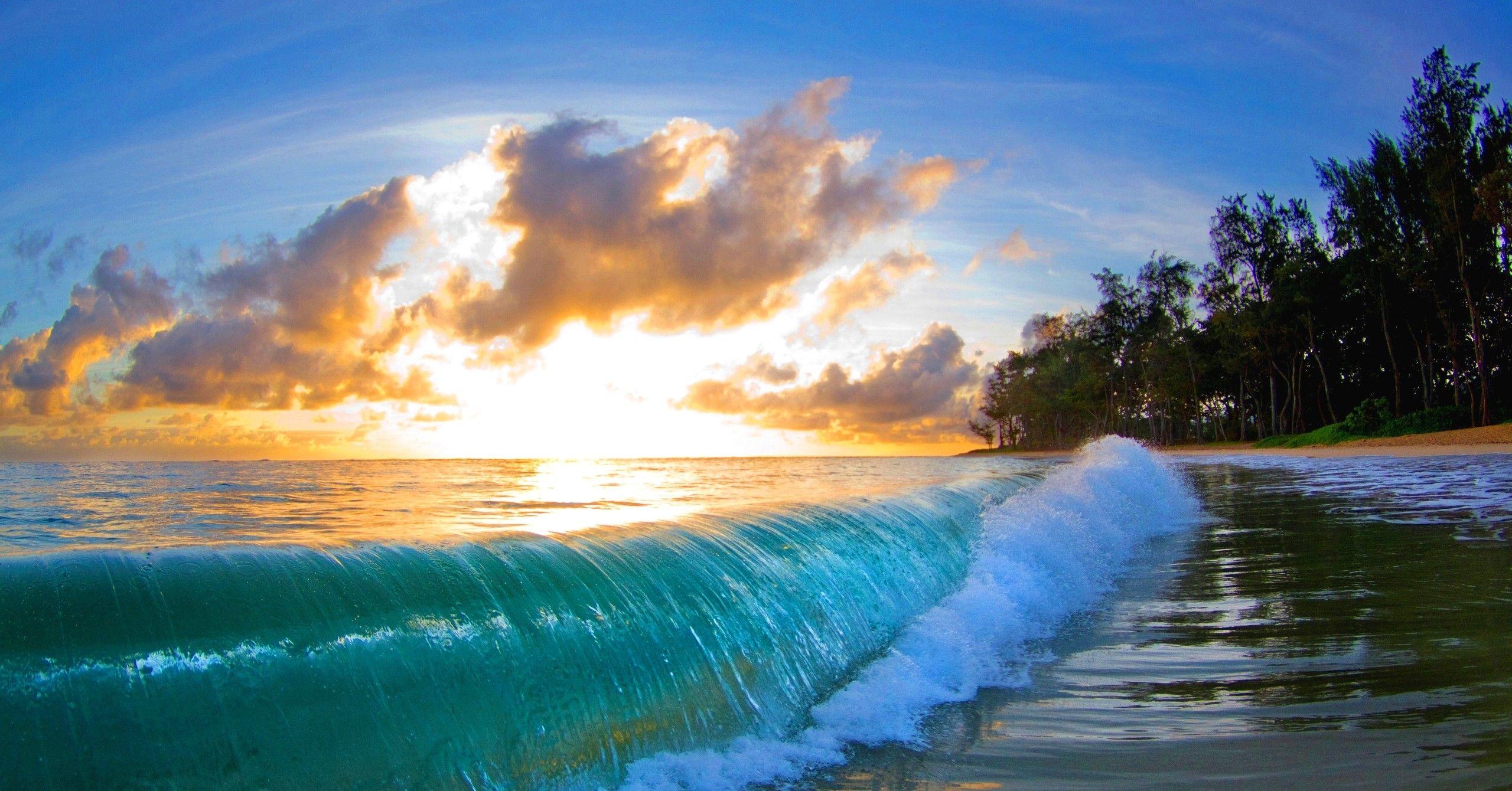 Bộ sưu tập hình nền bãi biển bình minh 2560x1340 https://wallpaperaccess.com/full/1194236.jpg