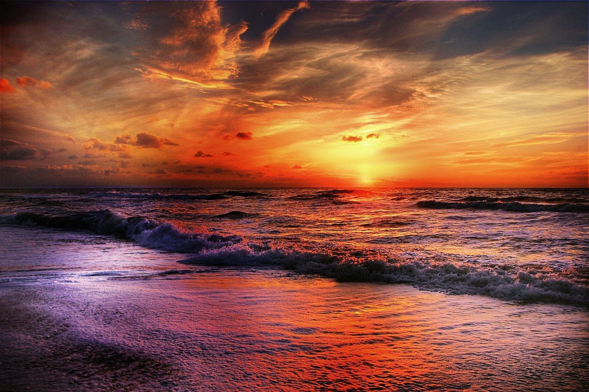 Beach Sunrise Wallpapers - Top Free Beach Sunrise Backgrounds ...