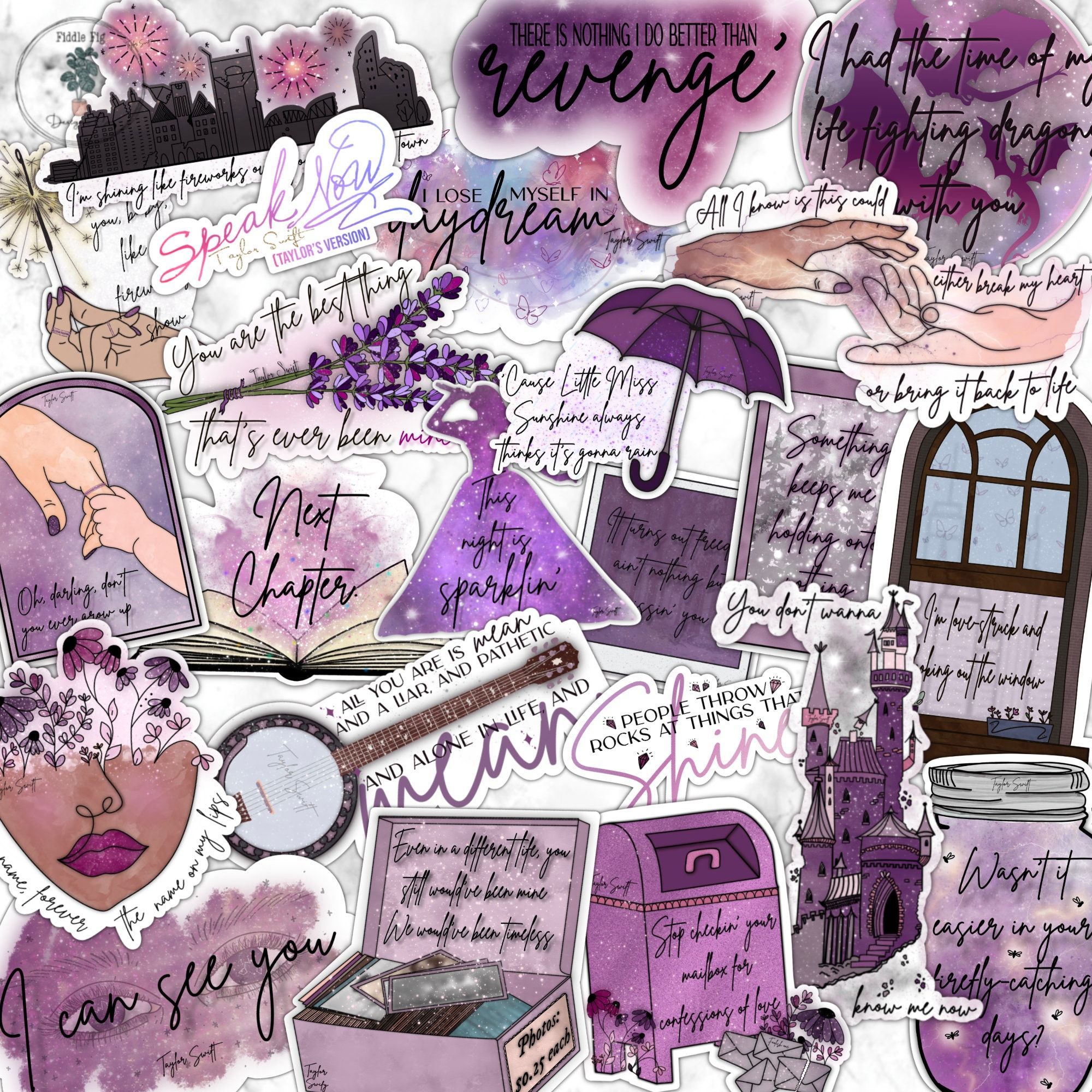 2000x2000 Speak Now Inspired Quote Sticker Speak