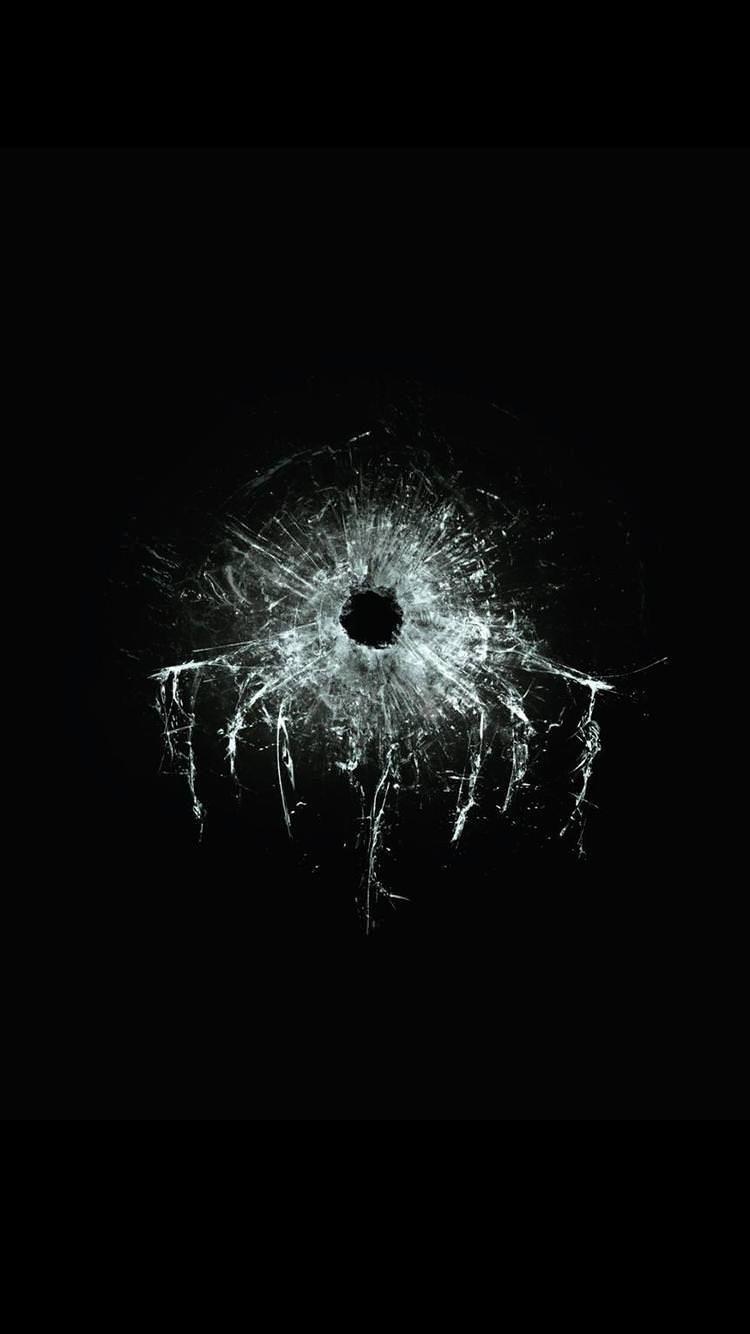 750x1334 Black iPhone 7 Plus Wallpaper