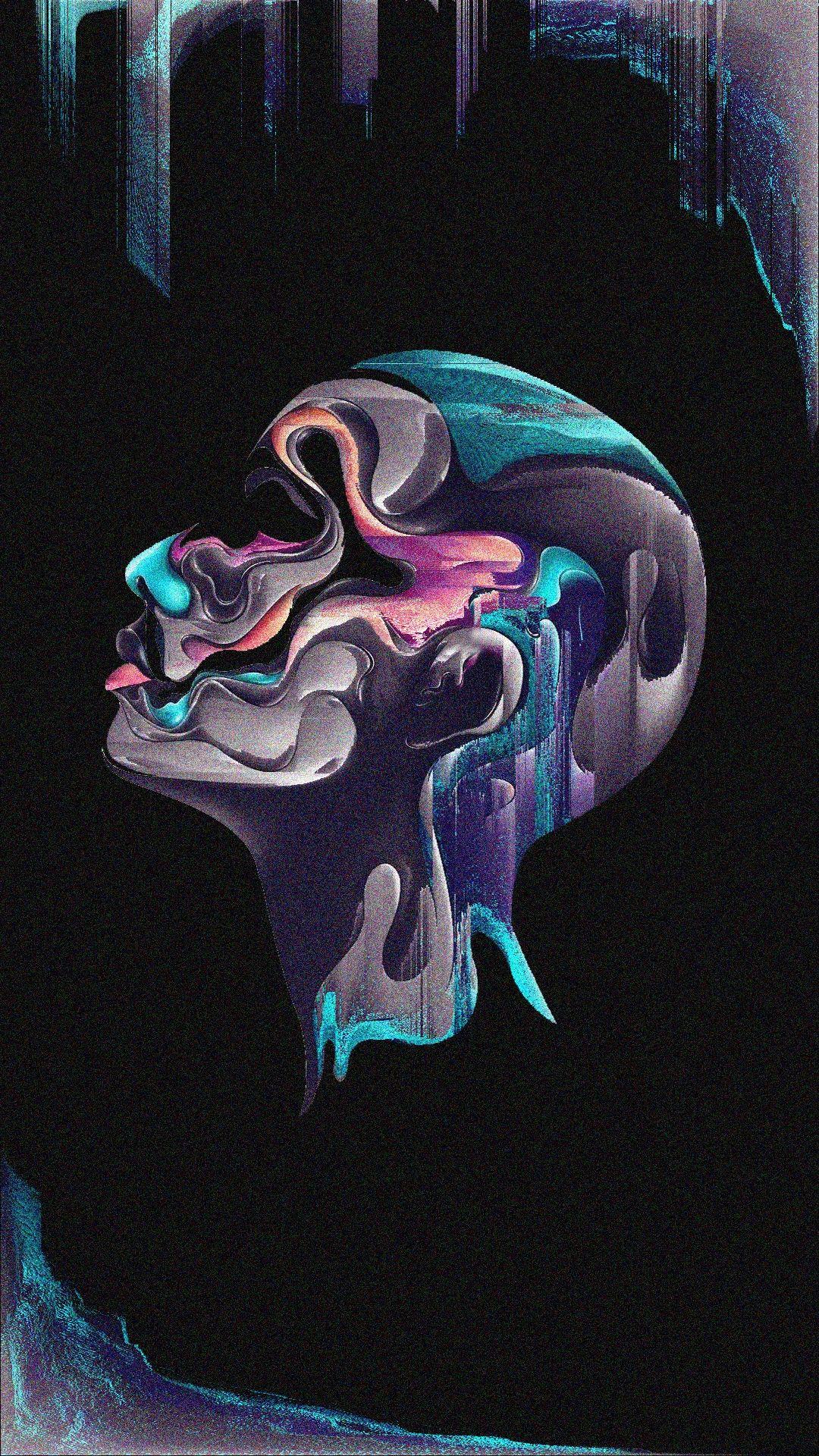 1080x1920 Glitch Wallpaper