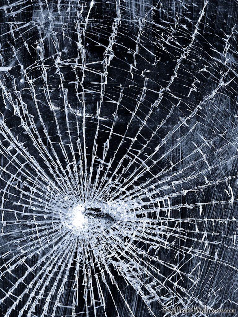 768x1024 Broken Screen Wallpaper Prank For Apple iPhone