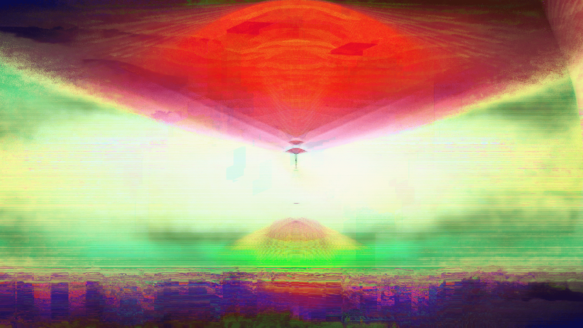 1920x1080 Abstract Glitch Art 1920 × 1080
