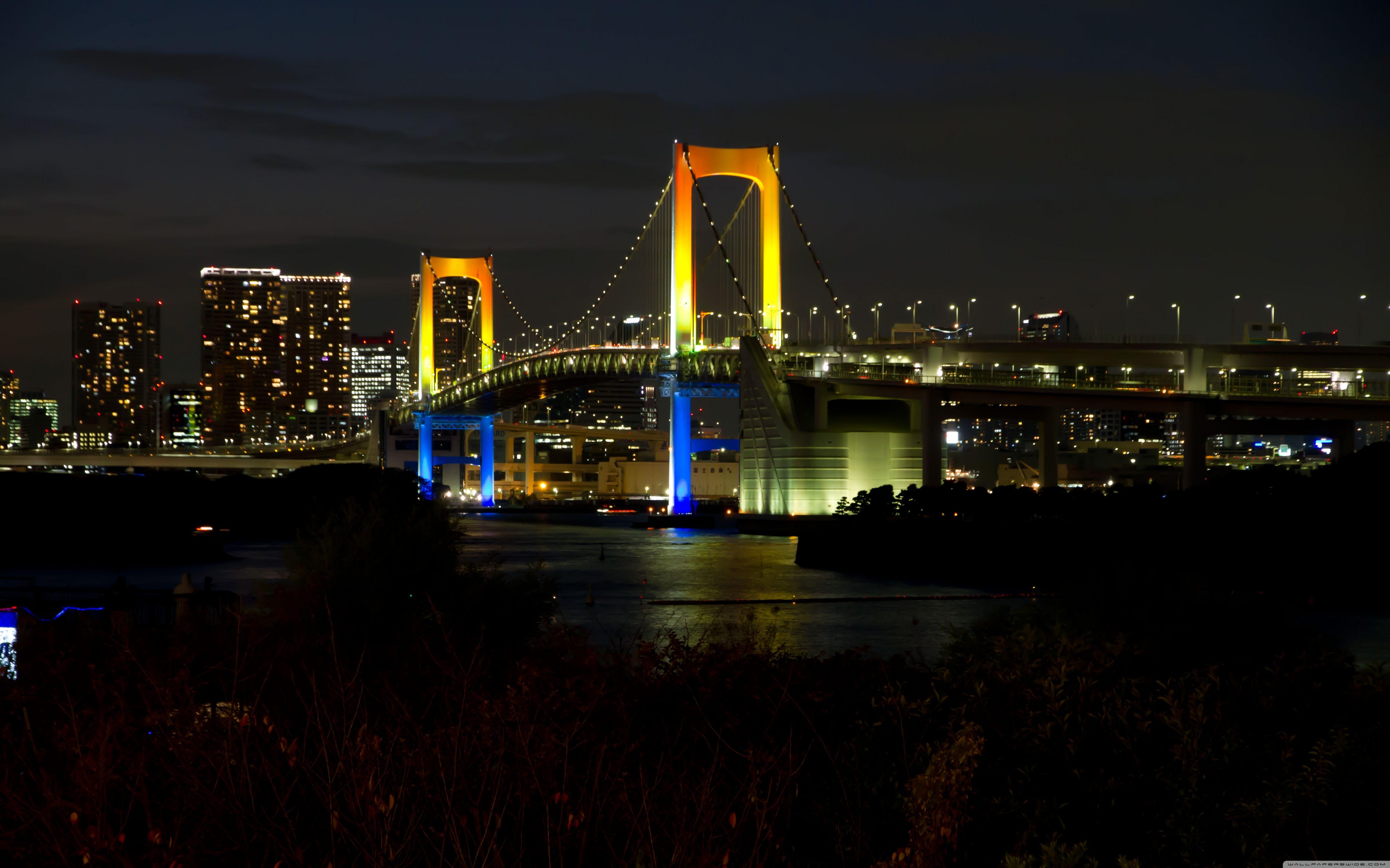 Rainbow Bridge Tokyo Japan Wallpapers Top Free Rainbow Bridge Tokyo Japan Backgrounds Wallpaperaccess