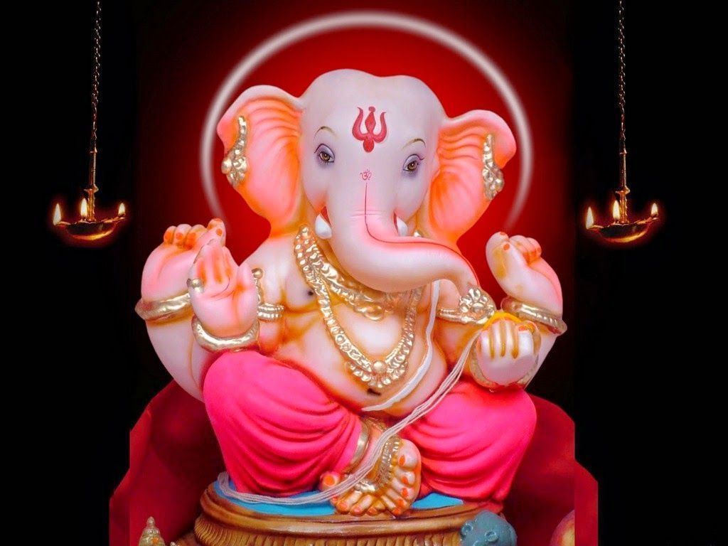 1024x768 Lord Ganesha Slokam / Lord Vinayaka