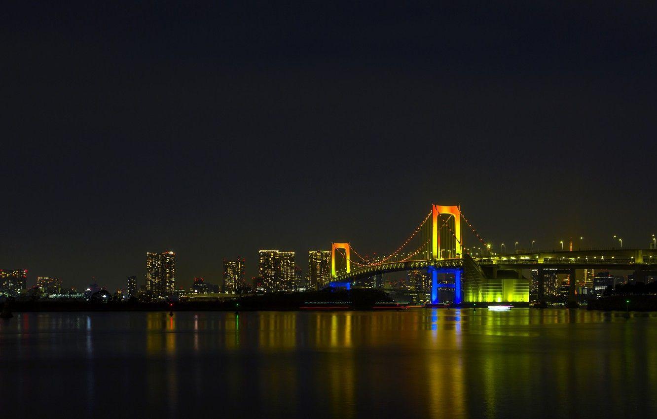 Rainbow Bridge Tokyo Japan Wallpapers Top Free Rainbow Bridge Tokyo Japan Backgrounds Wallpaperaccess