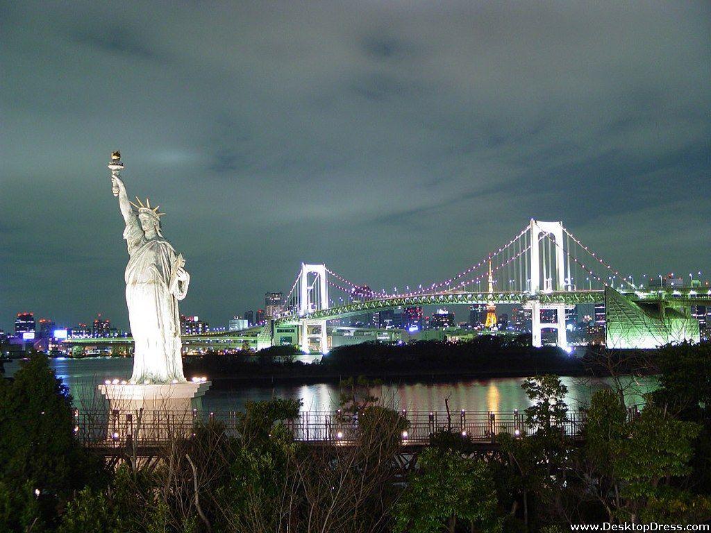 Rainbow Bridge Tokyo Japan Wallpapers Top Free Rainbow Bridge Tokyo Japan Backgrounds Wallpaperaccess