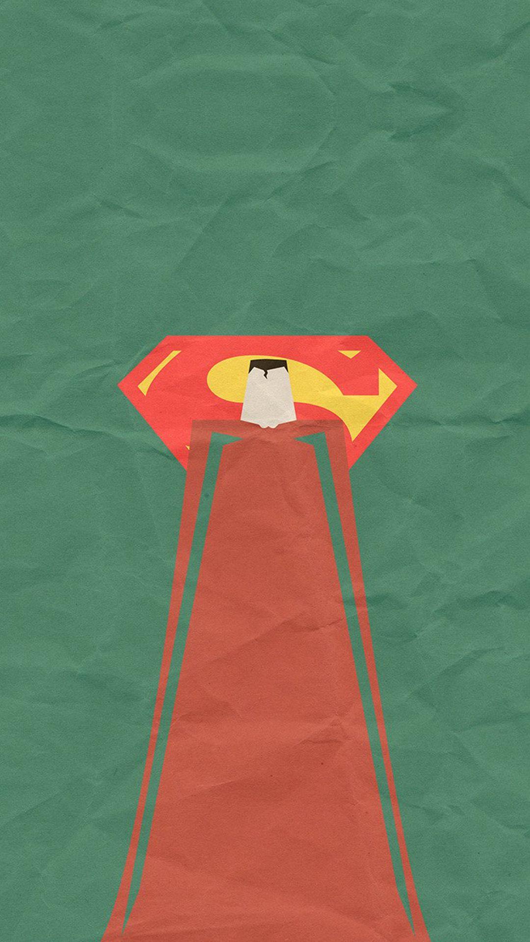 1080x1920 Superman Minimal Art Illustration iPhone 8 Wallpaper Free