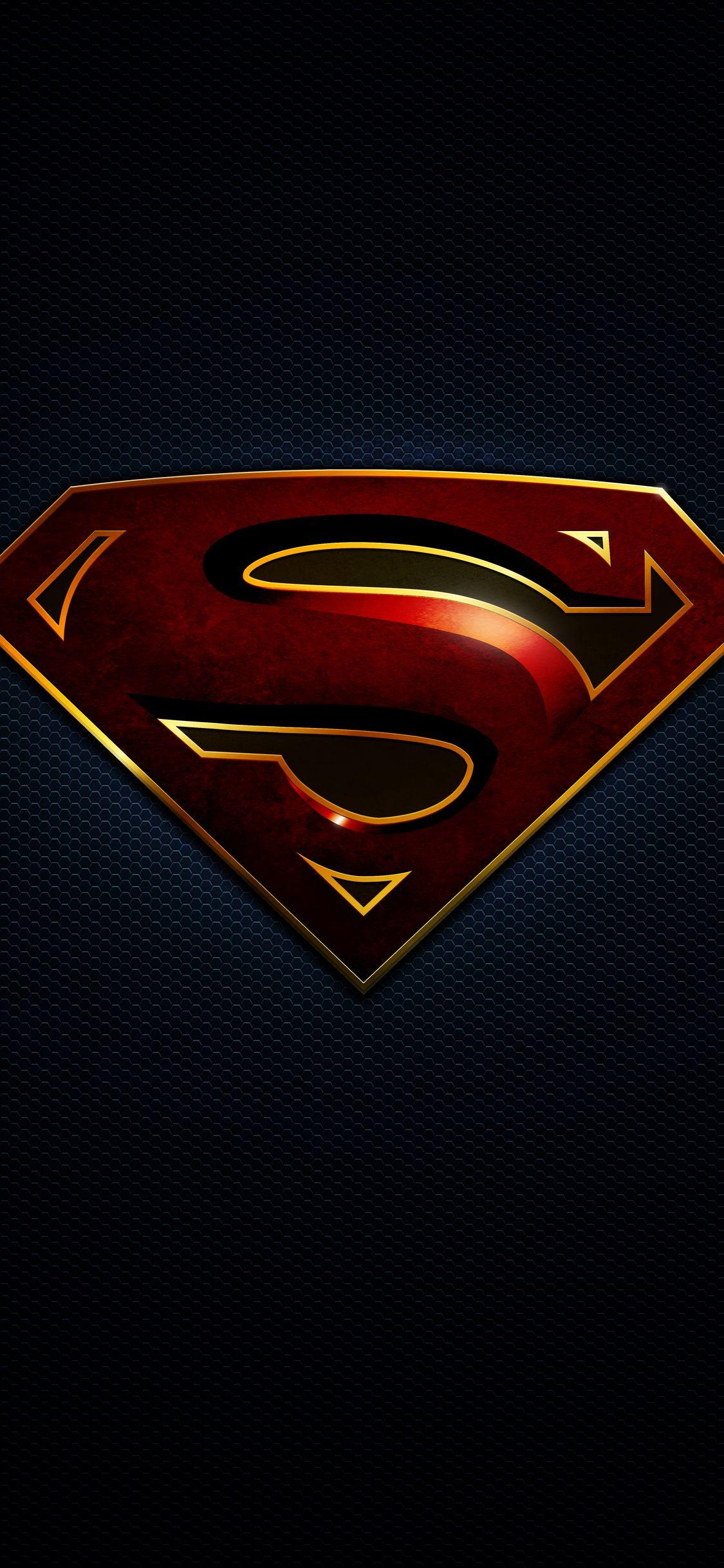 1125x2436 Superman Logo 10k Phone Wallpaper Hd, Download