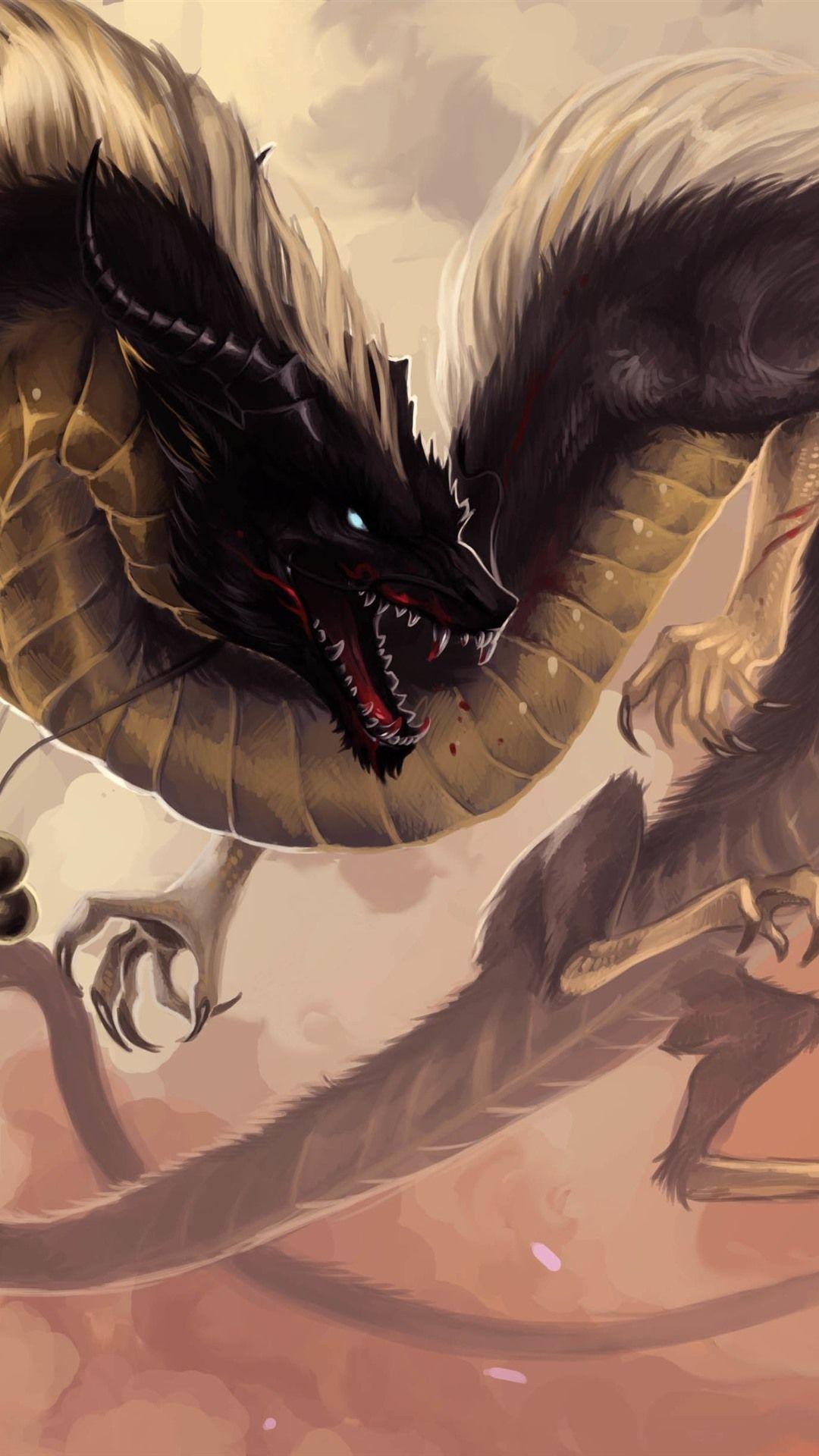 1080x1920 Chinese Dragon, Fantasy Animal 1125x2436 IPhone XS X