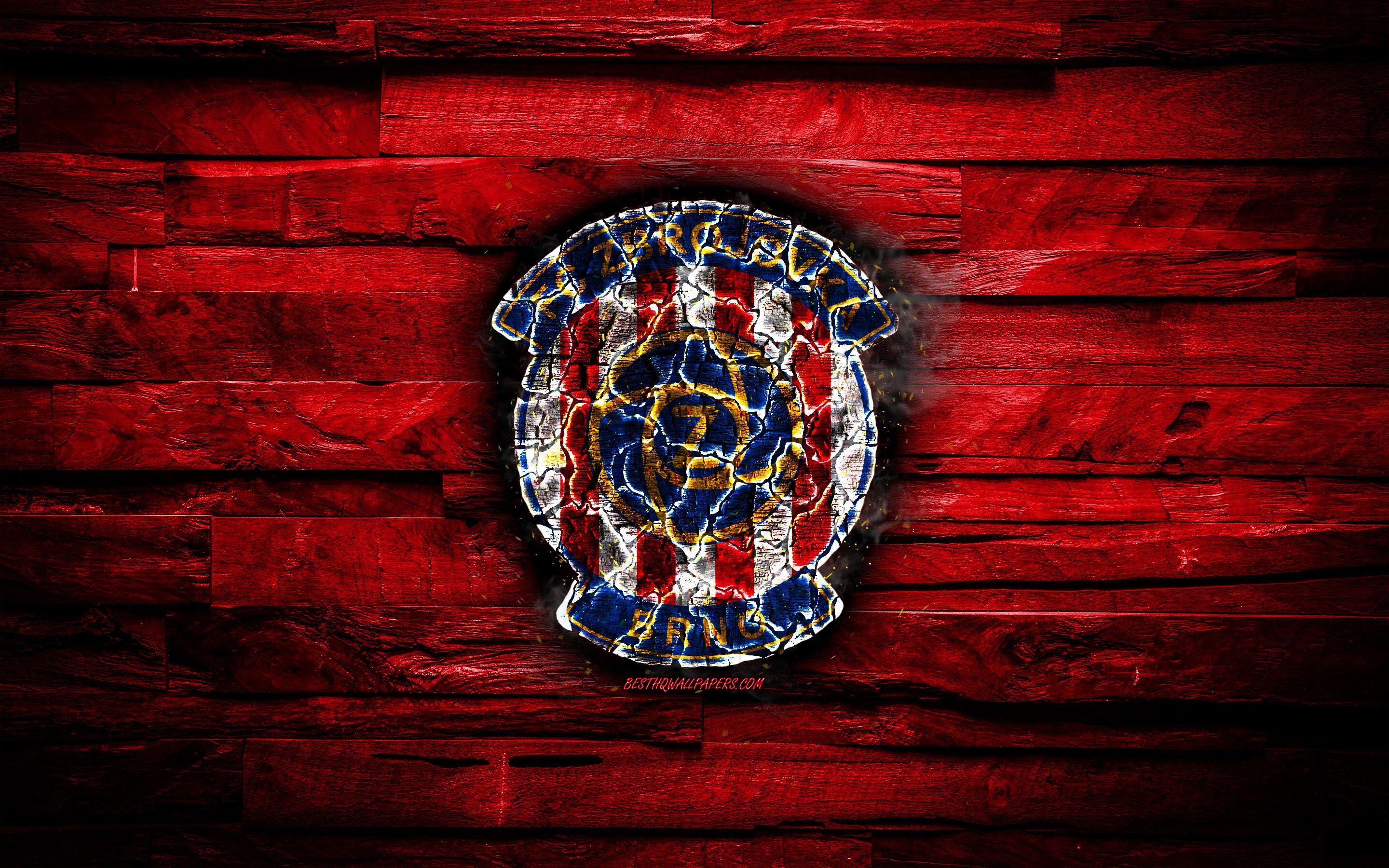 2880x1800 Download wallpaper Zbrojovka Brno FC, burning logo, Czech