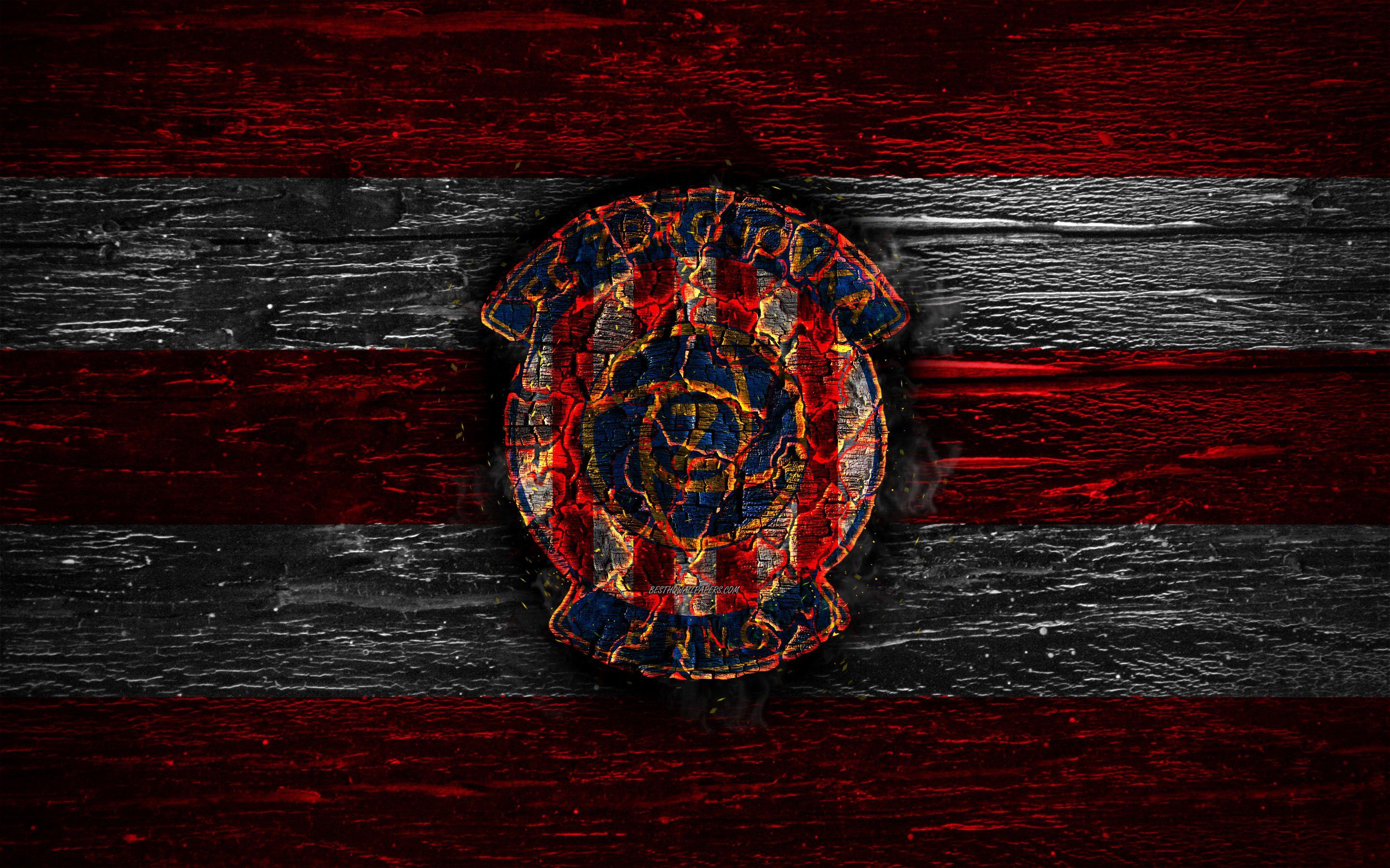 2880x1800 Download wallpaper Zbrojovka Brno FC, fire logo, Czech