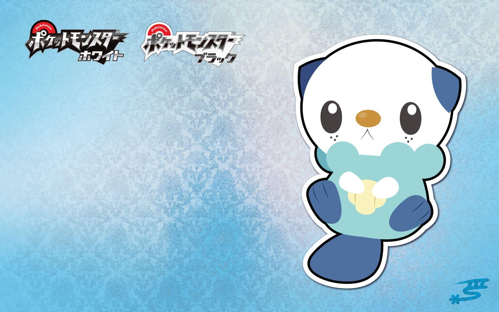 1680x1050 Cute!, Minccino, Pachirisu, Oshawott and Pikachu. Photo