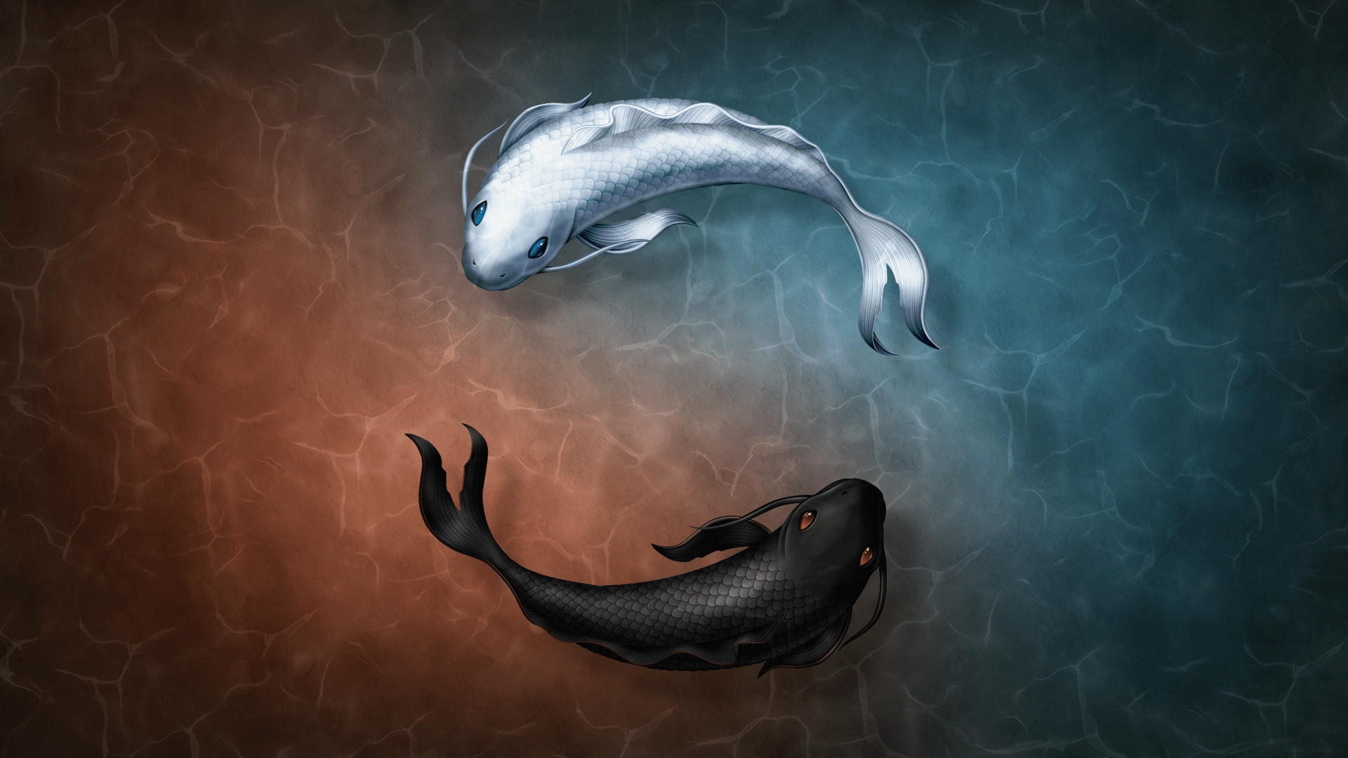 1920x1080 Koi Wallpaper