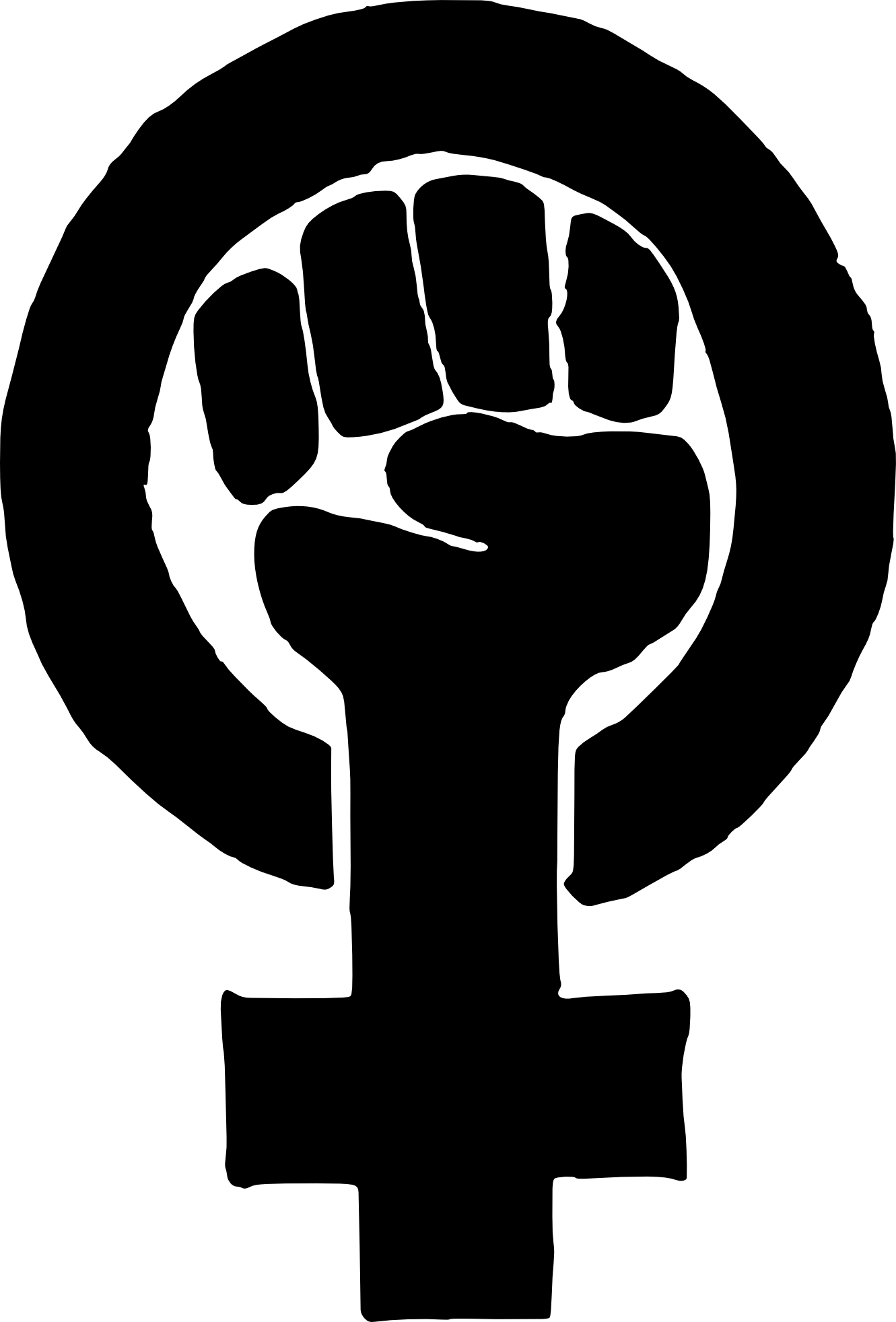 1331x1964 Female Symbol Clipart (image in Collection)