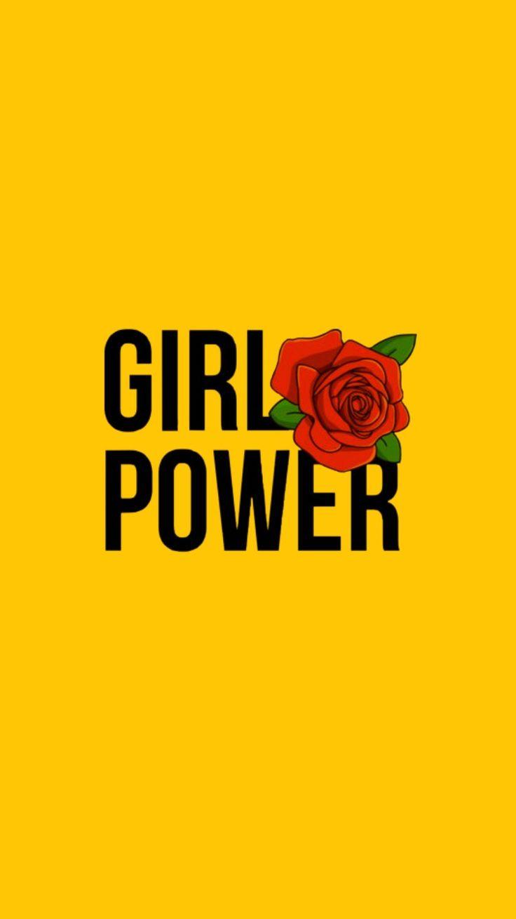 736x1309 girlpower #wallpaper #feminist #rose #gül HD