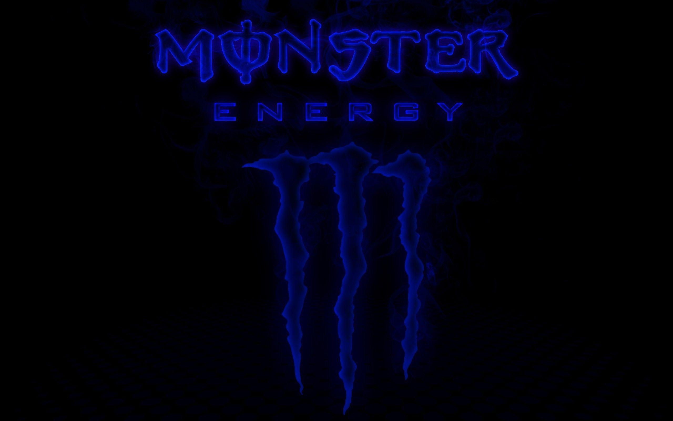 2560x1600 Monster energy blue (2560x energy, blue) via