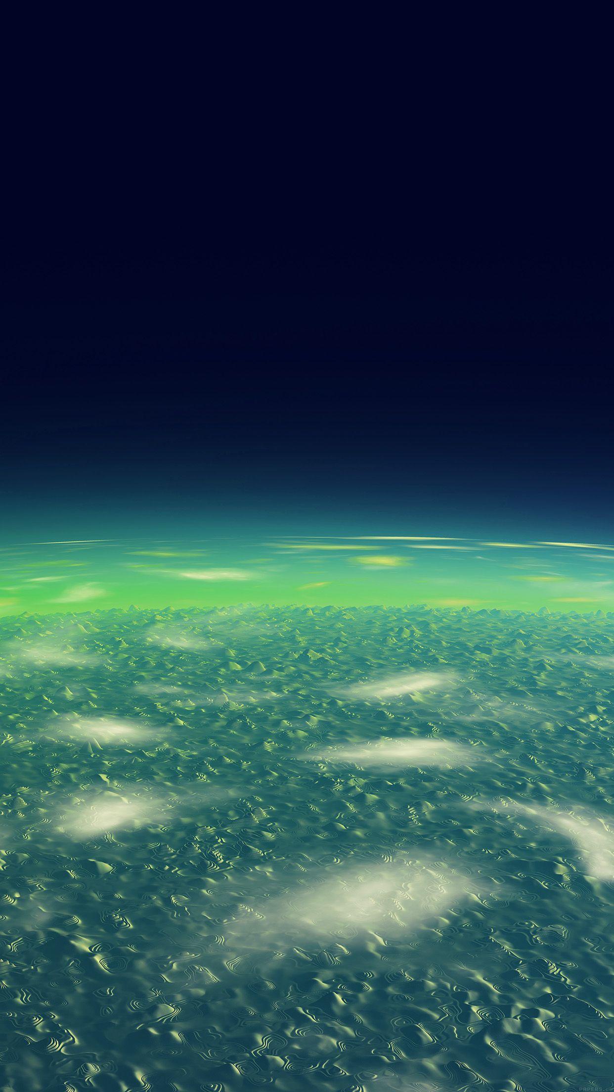 1242x2208 iPhone7 wallpaper. alien blue earth space planet dark