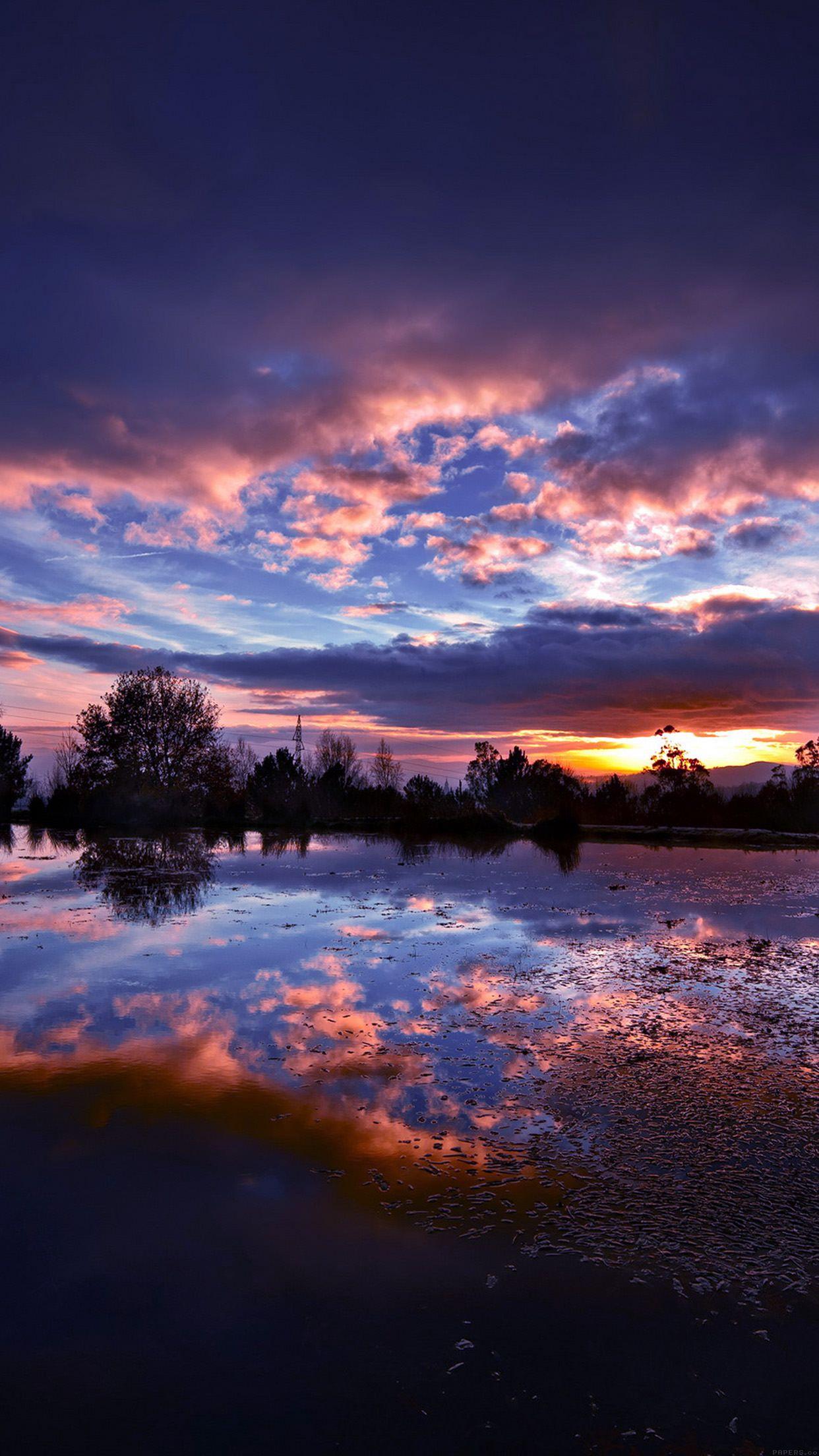 1242x2208 Beautiful Sunset HD iPhone Wallpaper at