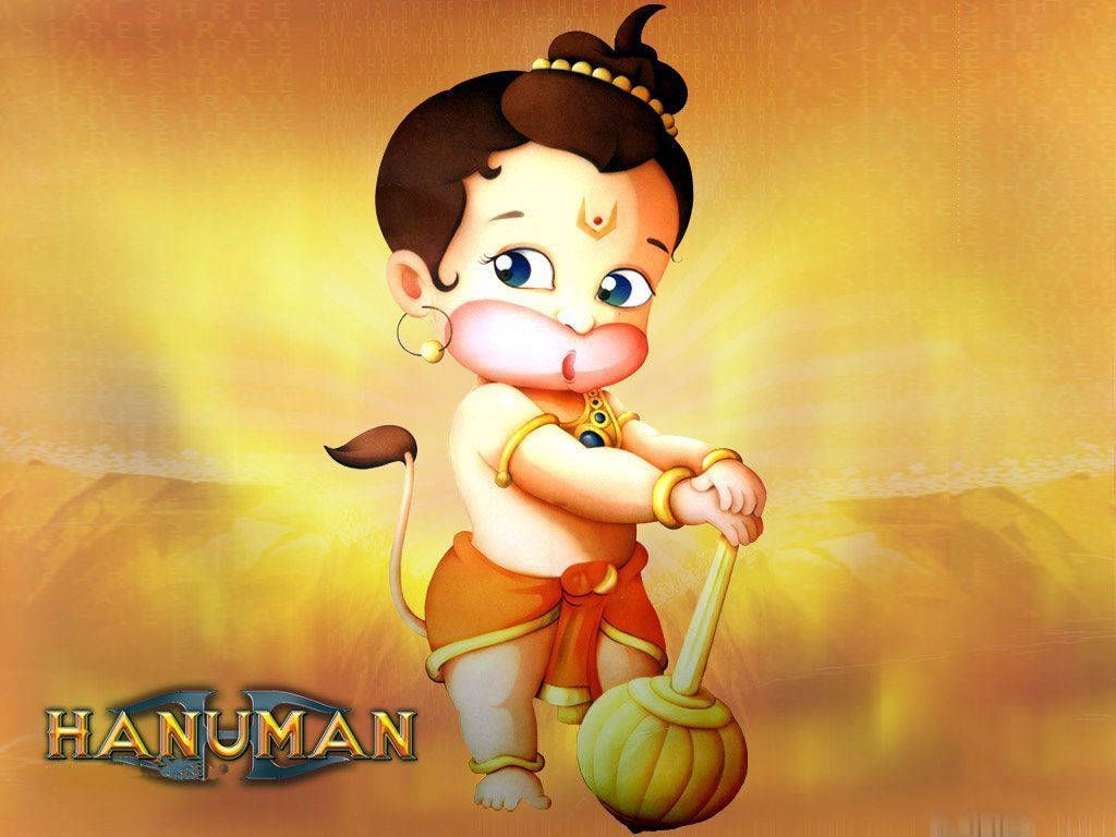 1024x768 Baby Hanuman Wallpaper