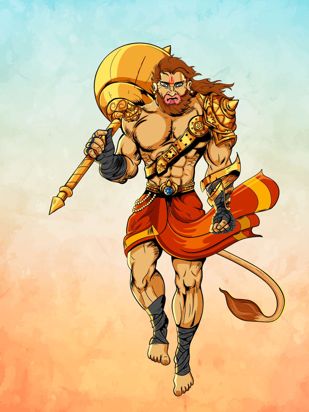 1000x1333 Lord Hanuman NFT