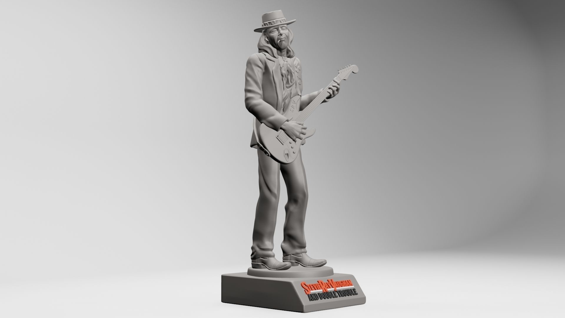 1920x1080 3D file Stevie Ray Vaughan