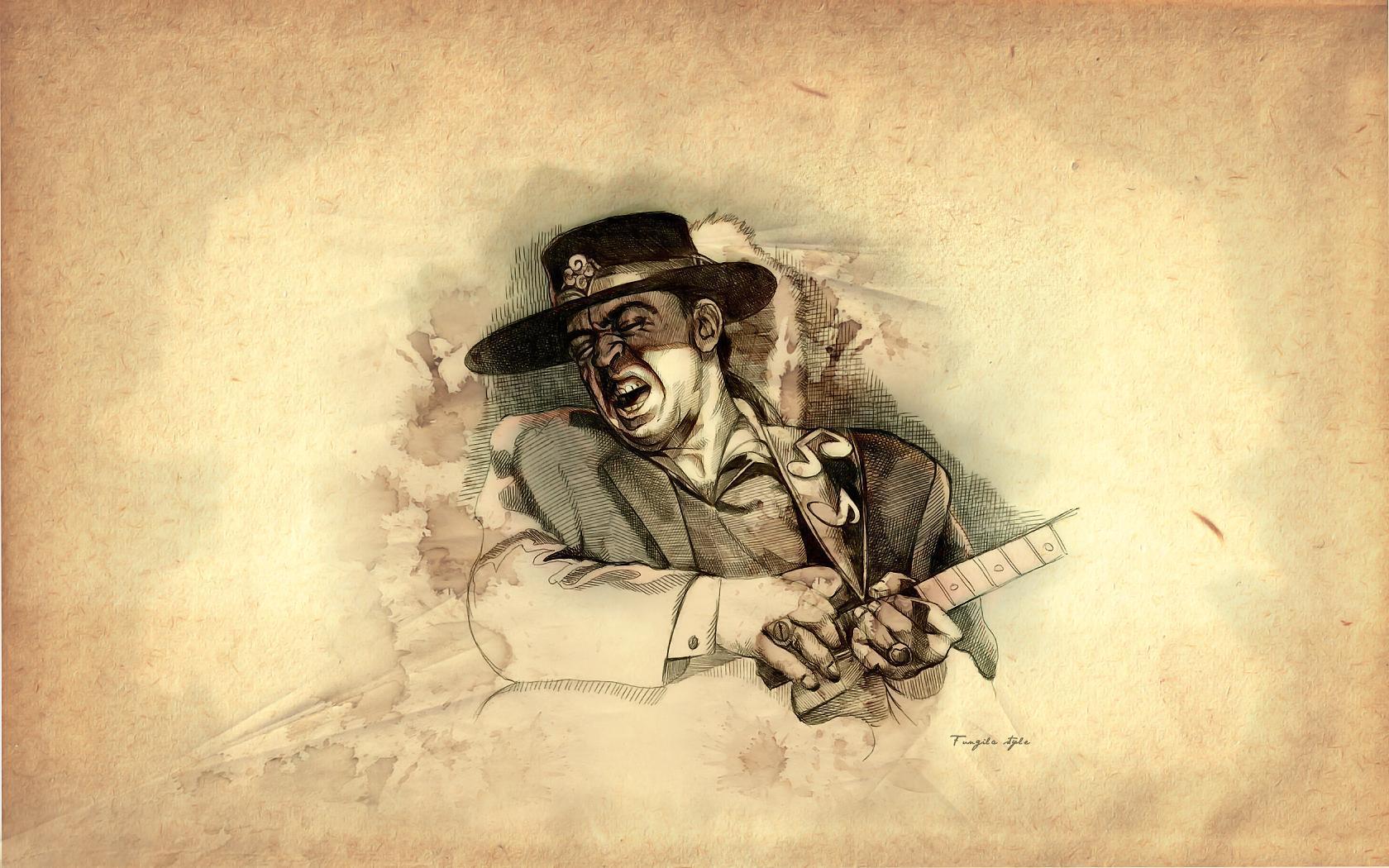 1680x1050 Stevie Ray Vaughan Wallpaper