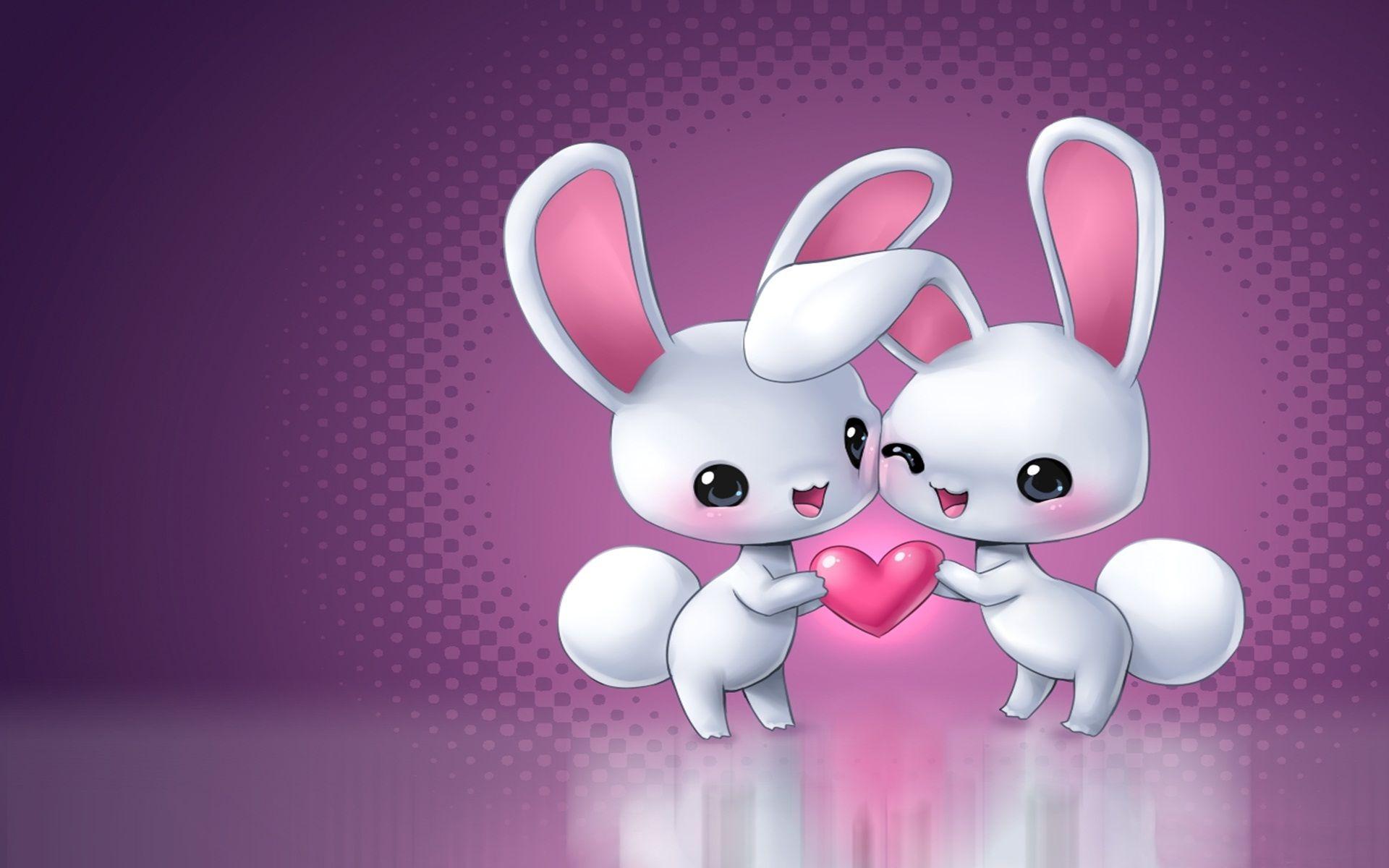 Cute Rabbit Cartoon Mobile Wallpaper Background Wallpaper Image For Free  Download - Pngtree