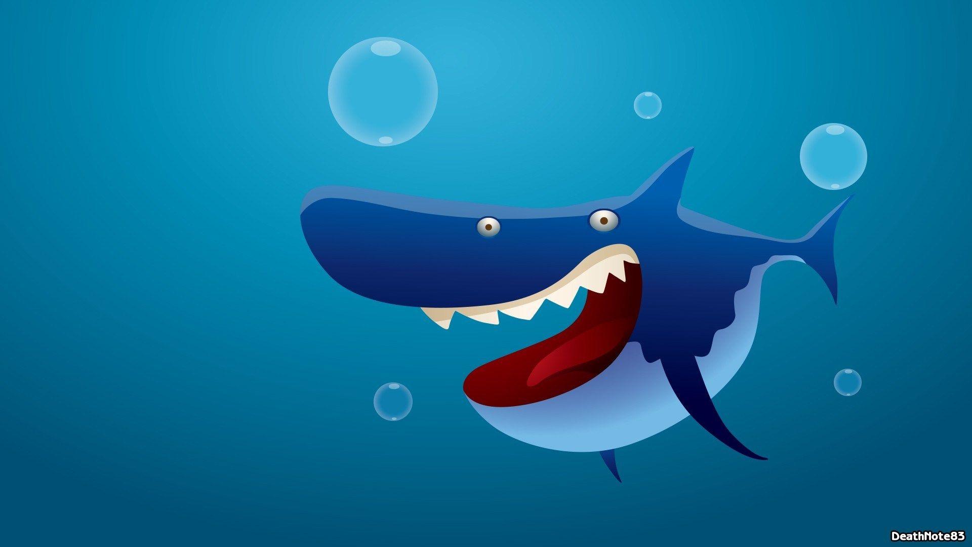 Cartoon Shark Wallpapers - Top Free Cartoon Shark Backgrounds -  WallpaperAccess