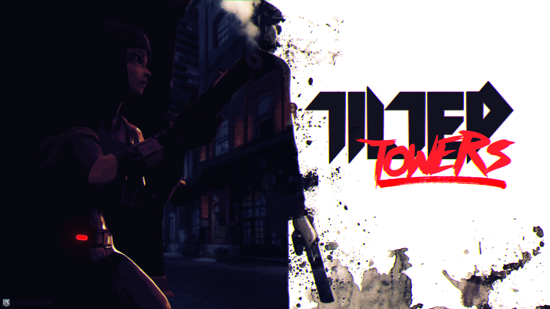 1920x1080 Retro Futuristic Tilted Towers Wallpaper