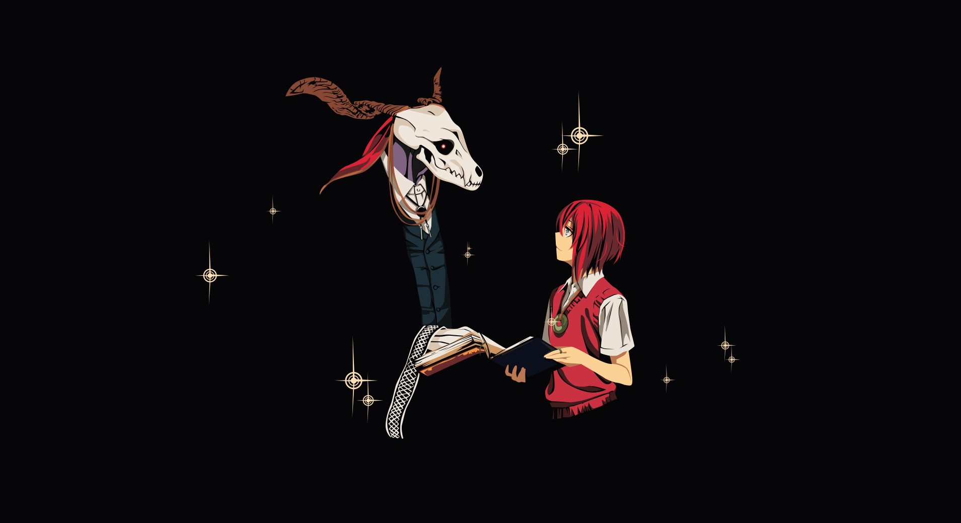 1909x1039 Yome, Hatori Chise, Elias Ainsworth