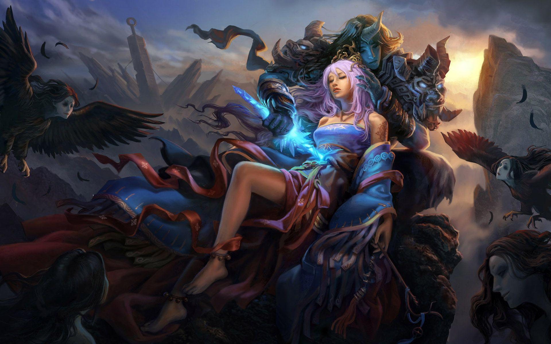 1920x1200 Free download Game Witch wallpaper comics desktop background