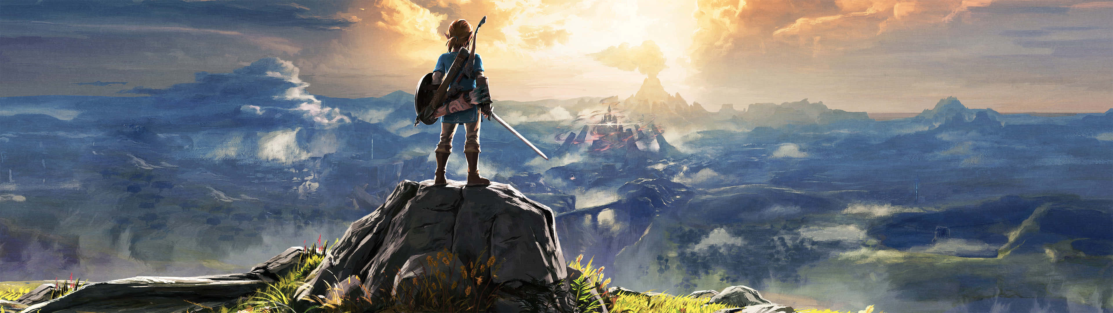 3840x1080 Zelda 3840 X 1080 Gaming Wallpaper