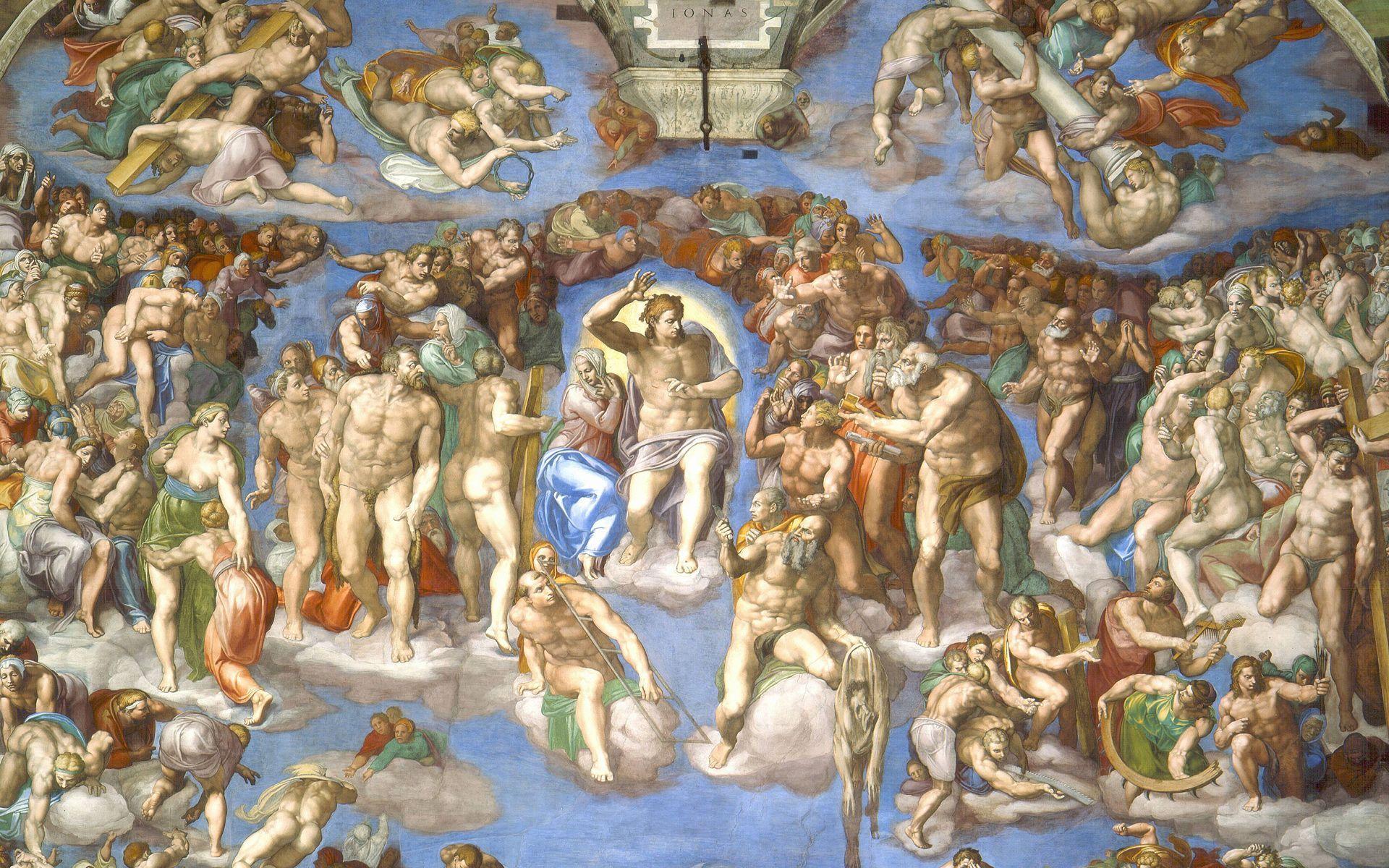 Michelangelo Painting Wallpapers - Top Free Michelangelo Painting  Backgrounds - WallpaperAccess