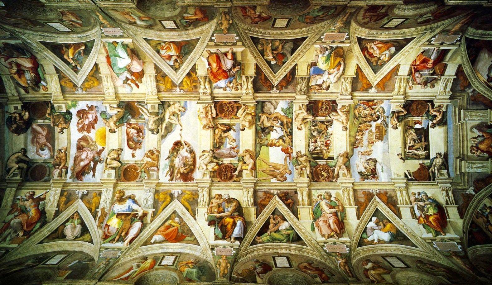 Michelangelo Painting Wallpapers Top Free Michelangelo