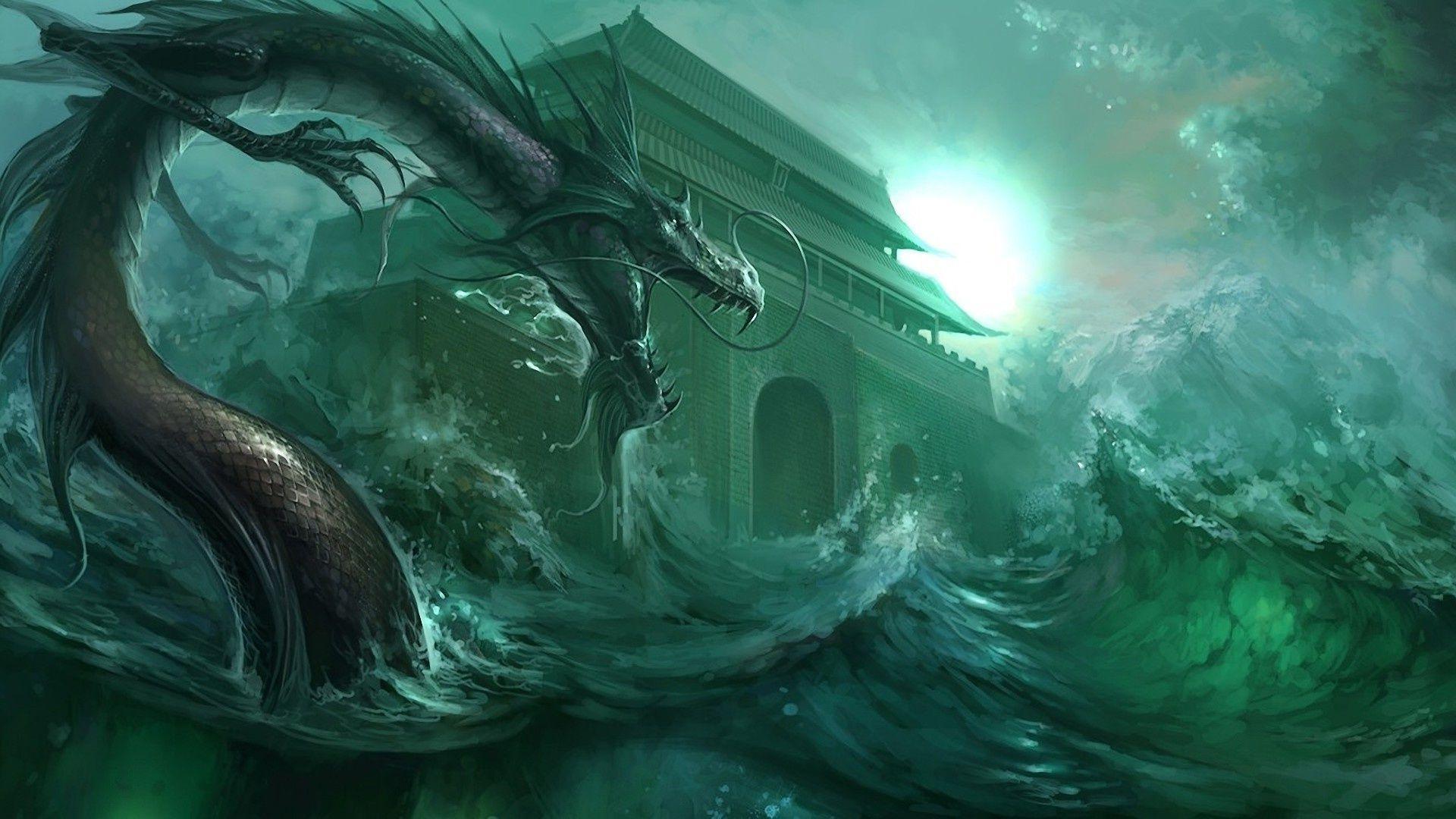 1920x1080 Water Dragon Wallpaper Dragon Wallpaper HD
