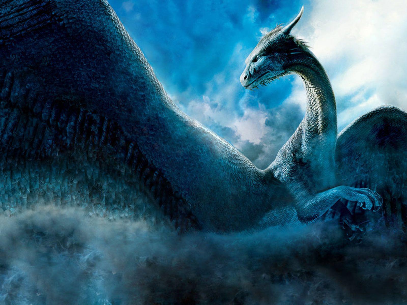 1600x1200 Baby Blue Dragon Wallpaper