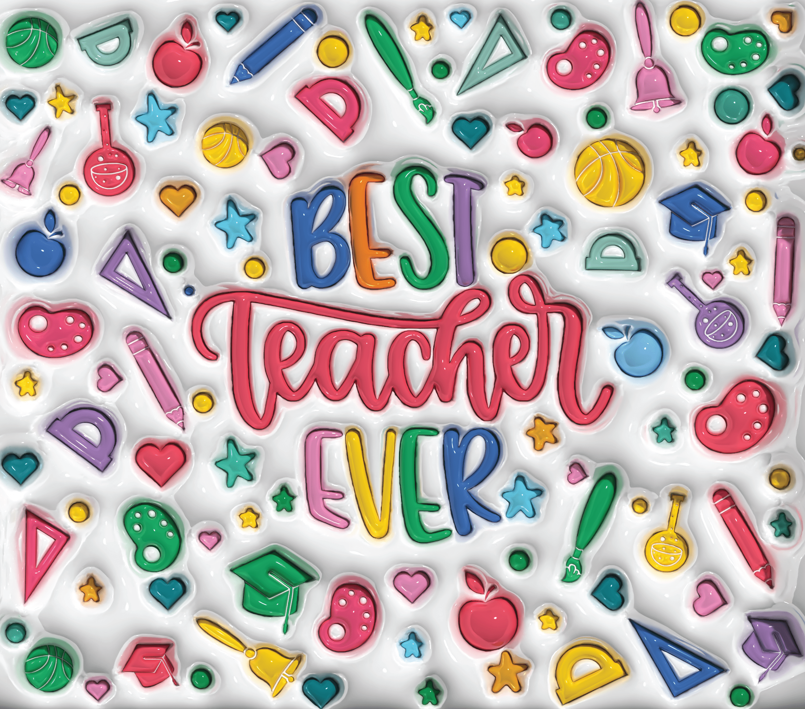 2790x2460 Teacher sublimation puffy print